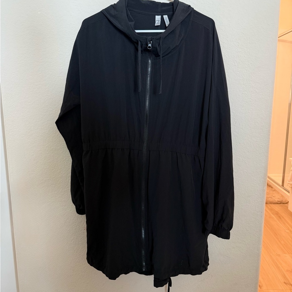 Zella Longline Hooded Jacket Women’s XL Black
